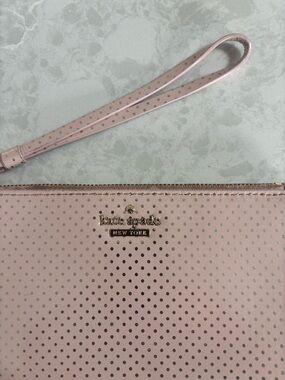 Kate Spade Pink & Gold Wristlet